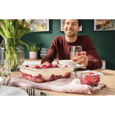 Пищевой контейнер Tefal Masterseal Glass Red 2 л (N1041110) Винница - изображение 7