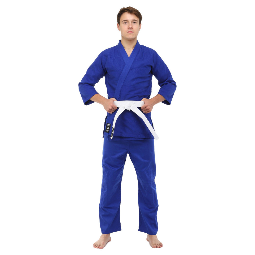 Кимоно для дзюдо HARD TOUCH CO-8916 размер 120-190см синее Спортивная форма Киев - изображение 2