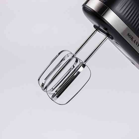 Ручний міксер Sokany SK-6632 з 2 насадками, 300 Вт чорний Київ
