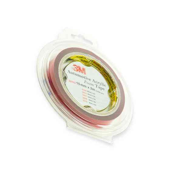 Скотч 2-х сторонній "сірий" 2м х 15мм 0.8мм 3м gt6008 блістер 3M Мукачево