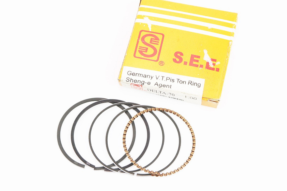 Кільця поршневі 70cc 47мм +1,00 жовта коробка Київ - фото 1