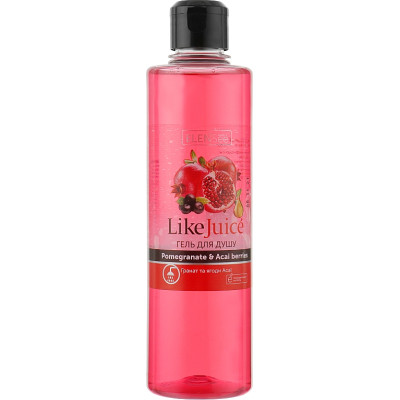 Гель для душу ElenSee Like Juice Гранат і ягоди асаї 390 мл (4820098542147) Вінниця - фото 1