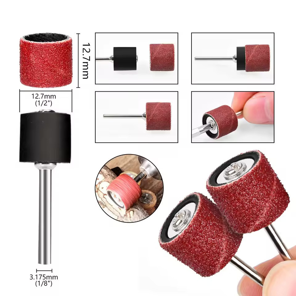 Набор шлифовальных насадок 100 шт с держателями Киев - изображение 1