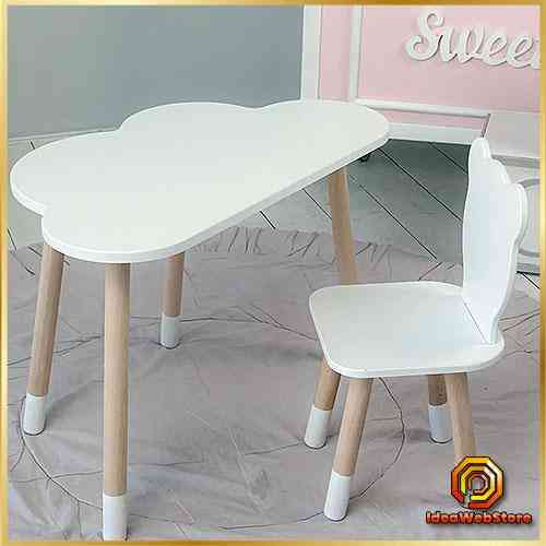 Детский столик и стульчик для занятий и игр, детские столы и стулья для детского сада Стол тучка и стульчик Киев