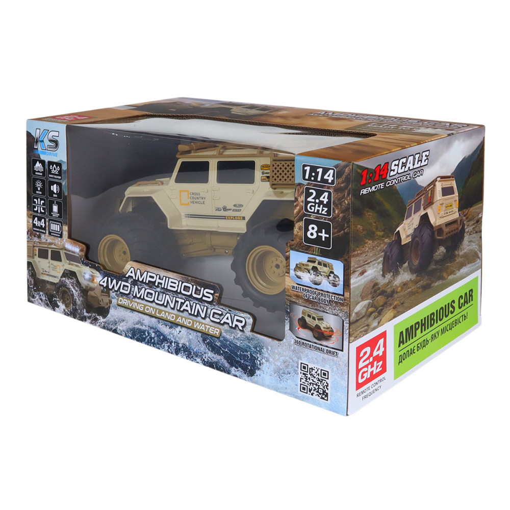 Автомобіль KS Drive на р/к – Amphibious 4WD (1:14, світло, звук) Днепр - изображение 8