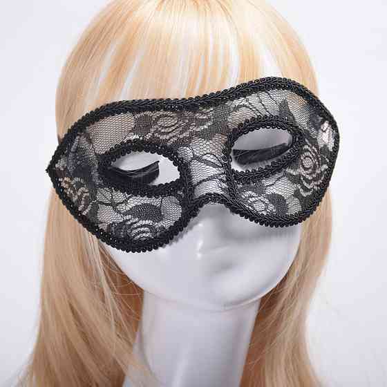 Карнавал маска пластикова one size чорний Київ