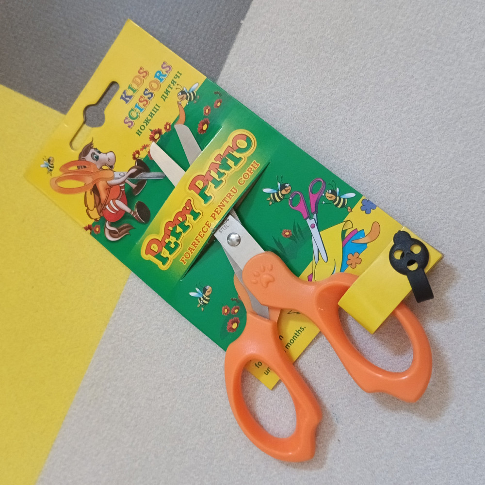 Ножницы стальные детские для бумаги Киев - изображение 3