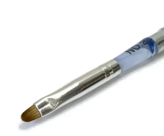 Трансформер пензель для гелю — овал (металевий) Київ