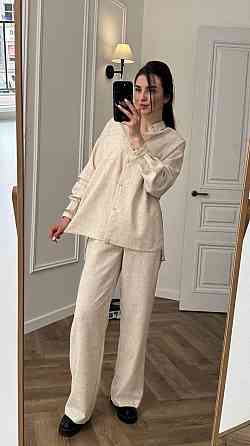 Костюм жіночий літній льон Пісок 50/52 Харків