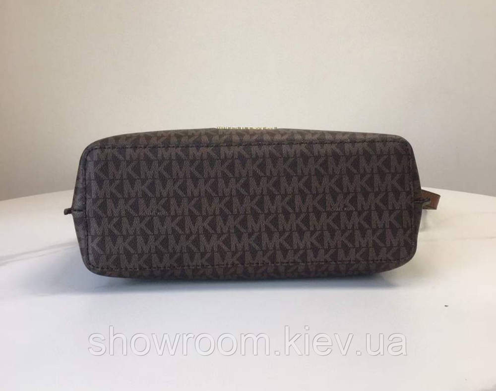 Брендова жіноча сумочка MK Emilia brown Київ - фото 10