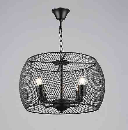 SIRIUS Люстра підвісна в стилі лофт металева Sirius B S2460/4 BK чорна Коломыя