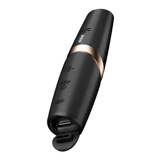 Вакуумний стимулятор Satisfyer Perfect Kiss, магнітна технологія 3D Air Pulse, 30 режимів роботи Sex Aura Київ