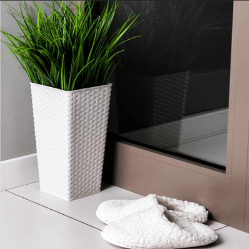 Вазон Ротанг 22*22*41,5см квадратний біла троянда Алеана Житомир - изображение 8