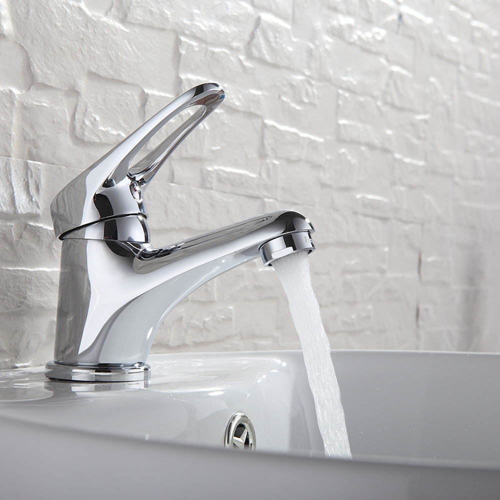 Смеситель для умывальника FRAP F1013,хром Киев - изображение 2