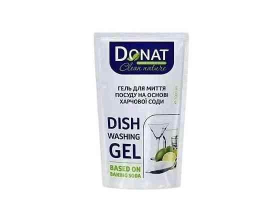 Гель для миття посуду 1л Харчова сода дой-пак Clean Nature ТМ DONAT Київ
