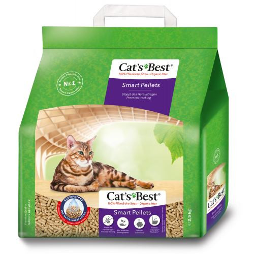 Наповнювач Cat’s Best для котячого туалету Smart Pellets 5 л / 2,5 кг Київ - фото 1
