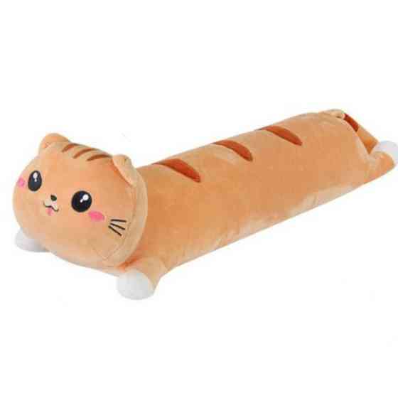 Кот батон рыжий 50см мягкая игрушка подушка обнимашка Киев