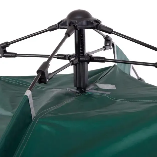 Палатка трехместная для кемпинга и туризма трехместная с автоматическим каркасом 210х150х125 Коломия - фото 5