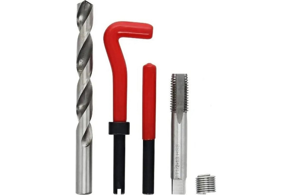 Набір пристосувань та футорок для відновлення різьблення М10*1,25 15пр., в кейсі Одеса - фото 2