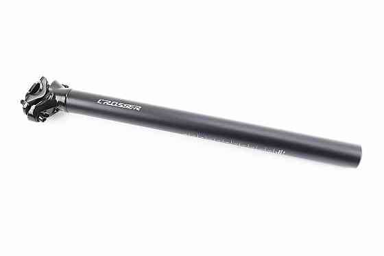 Труба сидіння МТВ 30,4х400мм, алюмінієва, (кріпл. 2 болти), чорна CROSSER Київ