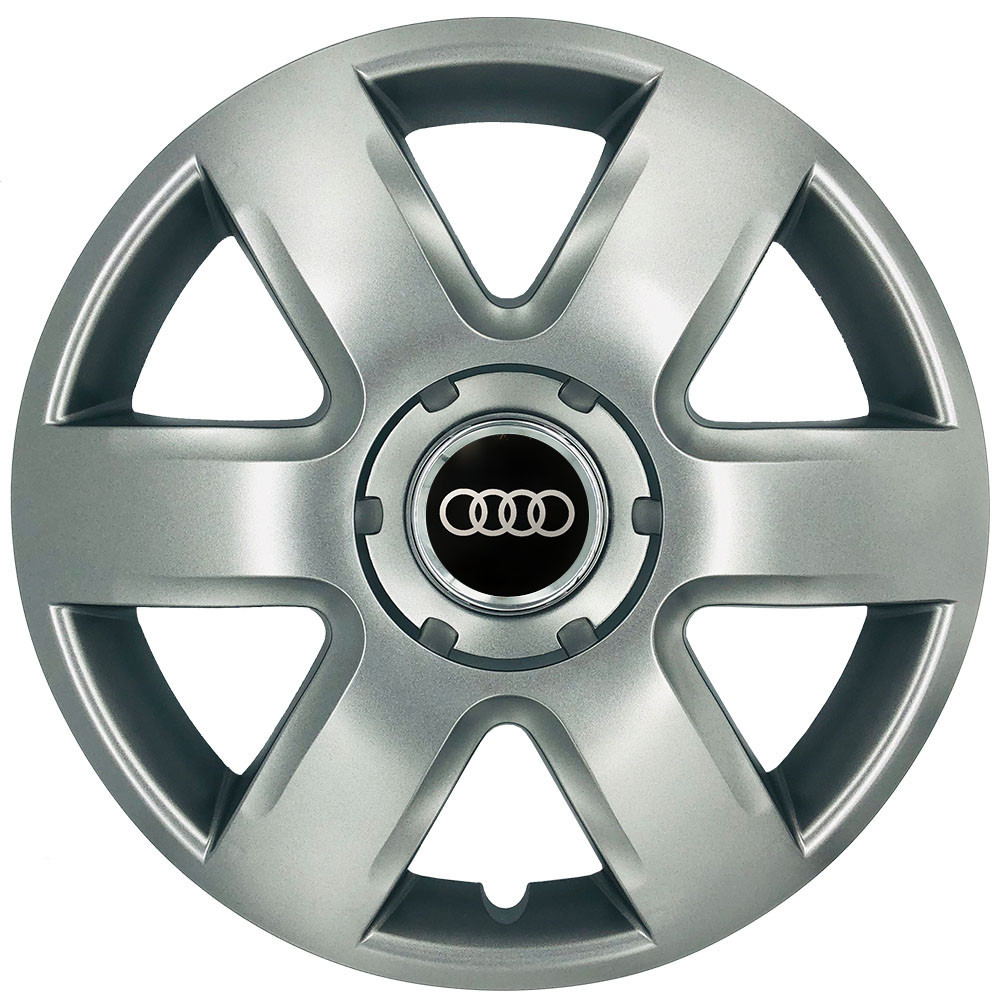 Автомобильные модельные колпаки R15 Audi 337 4шт, SJS, серебряные Киев - изображение 1