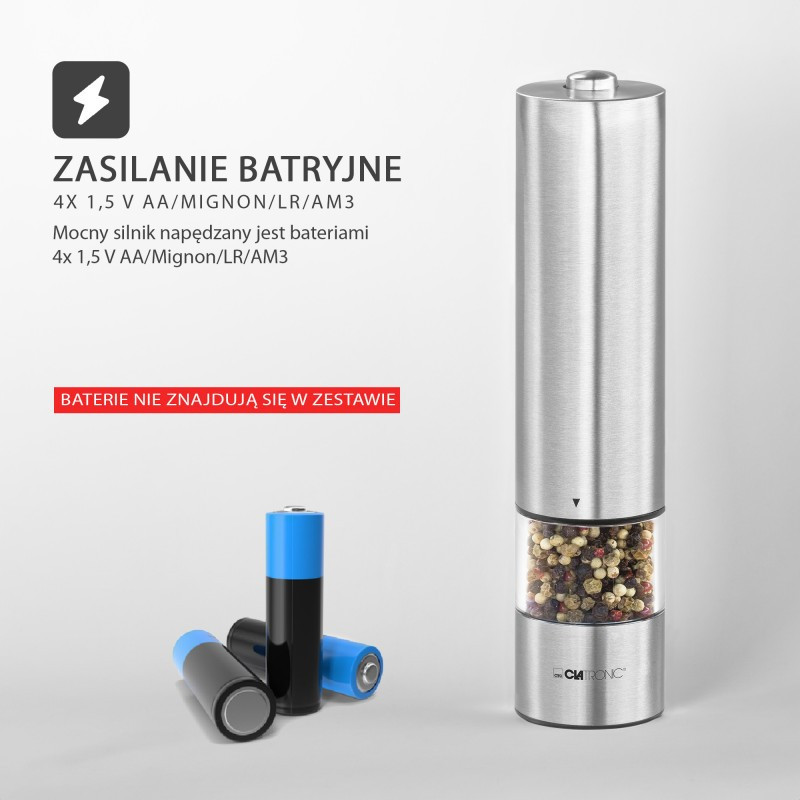 Електричний подрібнювач спецій Clatronic PSM (3004) Нержавіюча сталь Нововолинськ - фото 7