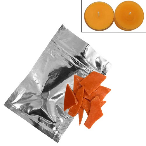 Барвник колер сухий для свічок із воску парафіну стеарину 10г, золотий Вінниця - фото 1