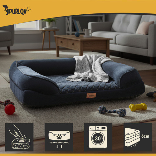 Ортопедичне ліжко м'яке для тварин 65х55 см Purlov (26914) Нововолинськ - фото 10