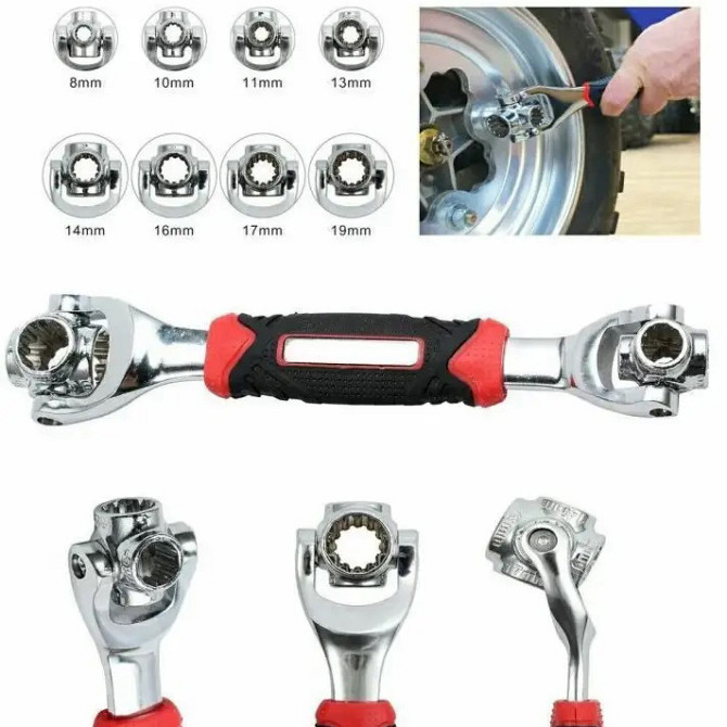 Универсальный ключ 48 в 1 Universal Tiger Wrench PRO original Сверхпрочный, набор универсальных ключей CK-68 Львов - изображение 3