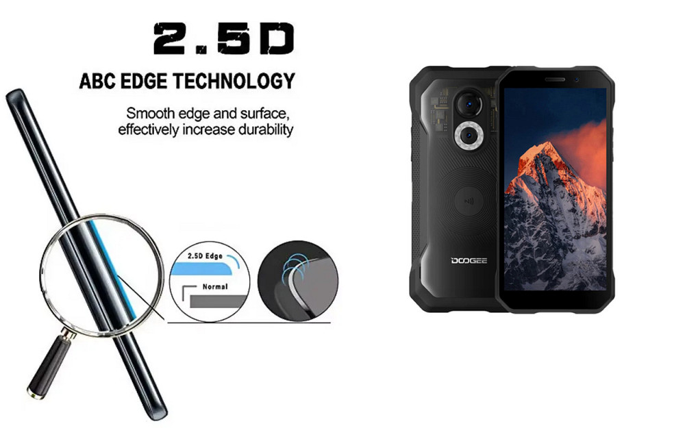 Захисне скло ArmorGlass для Doogee S61, S61 Pro – стійке до подряпин та ударів Київ - фото 2