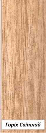 Двері гармошка глуха DiCi Doors  "Горіх світлий"  820х2030х6мм DiCi-6 №103 Дніпро