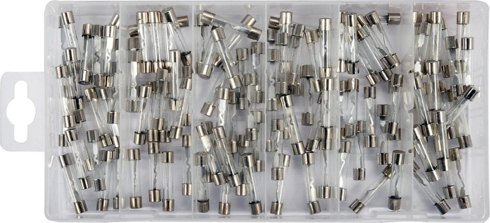 Запобіжники електромережі зі скляною прозорою оболонкою YATO : Ø6 x 30 мм, 5-30 А, 120 шт [5/20] Одесса - изображение 1