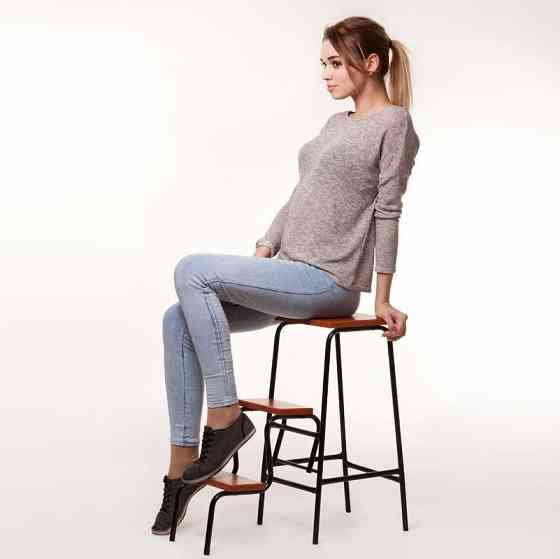 Стул Стремянка Дуб Античный труба d16 мм Одесса