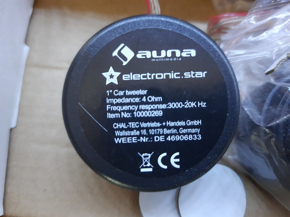 Автомобильная акустика твитеры колонки Auna 10000269 1