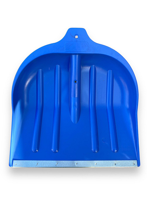 Лопата снігоприбиральна синя з ручкою і держаком "МАКС" Харків - фото 2