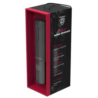 Винний набір Prestigio Bolsena Electric wine opener Black (PWO101BK_EN) Вінниця