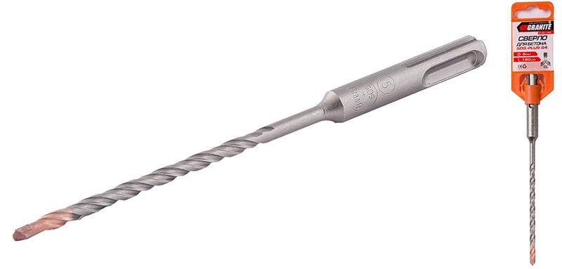 Свердло для бетону GRANITE SDS-PLUS S4 5×160 мм 0-05-160 Коломыя - изображение 2