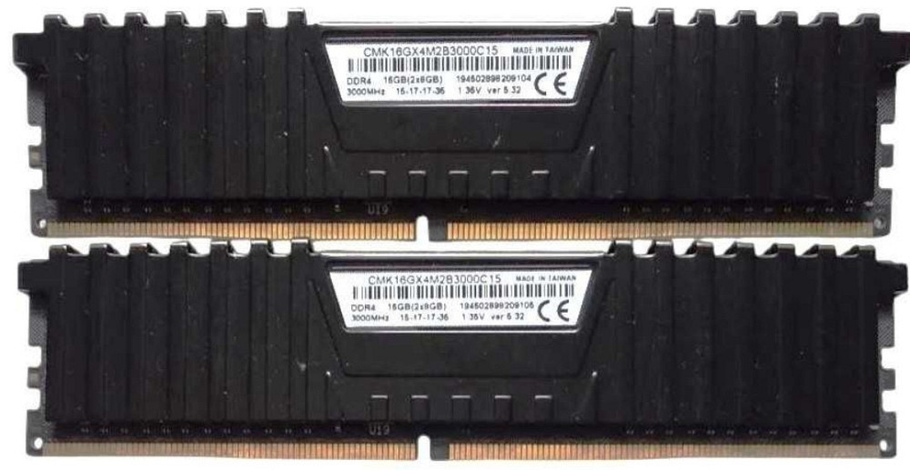 Corsair Vengeance Оперативна пам'ять DDR4 16GB (комплект 2*8GB) 3000MHz PC4-24000 Харків - фото 5