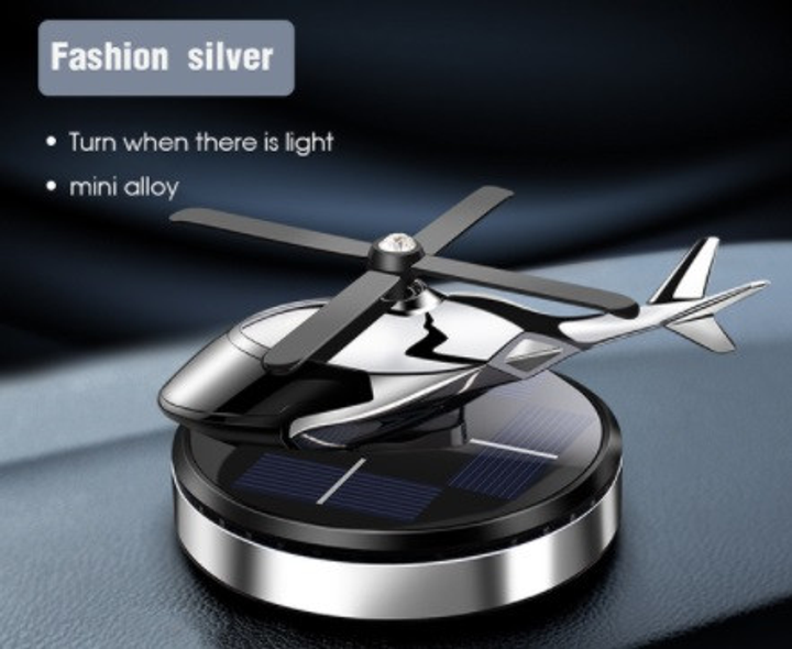 Ароматизатор автомобильный Вертолет с камнем на солнечной батарее Винница - изображение 6