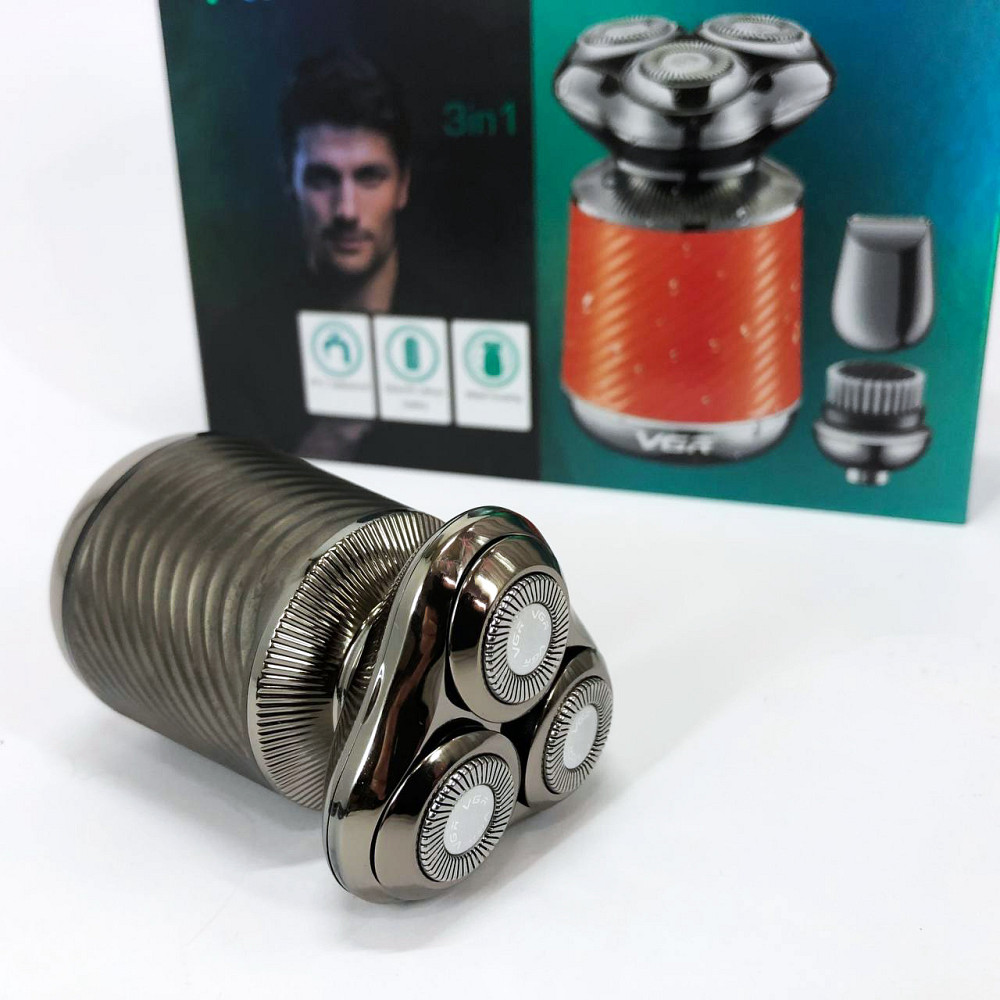 Бритва с аккумуляторным зарядным устройством, Портативная электробритва для бороды KG-72 Львов - изображение 3