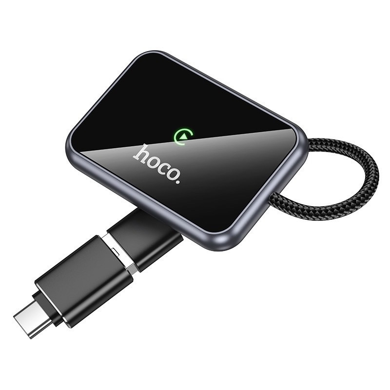 Адаптер HOCO HU1 для беспроводного CarPlay в авто серый Киев - изображение 2
