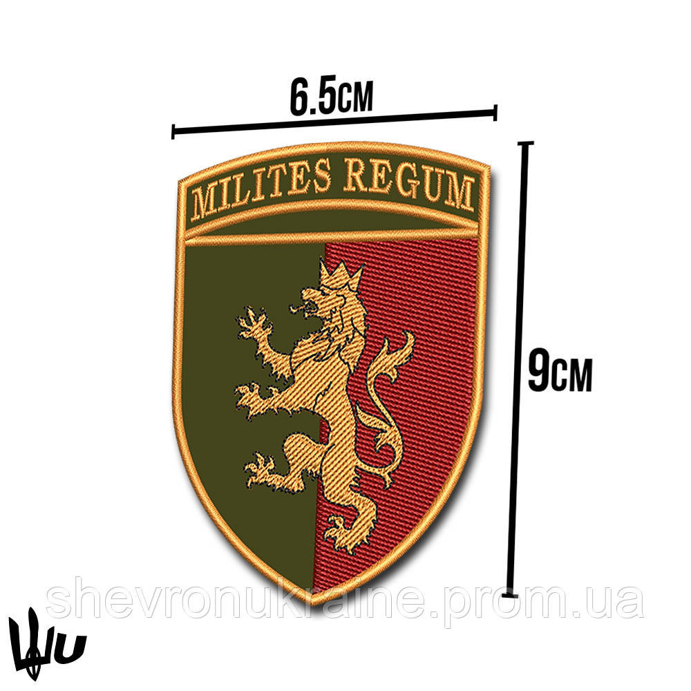 Шеврон под заказ 24 ОМБР (Срок изготовки 3-5 дней. На липучке) Размер 9x6.5см Киев - изображение 3