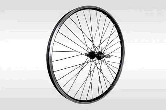 Обод велосипедный (в сборе) 27,5 (зад, 36 спиц, алюминий) (двойной) черный Мукачево