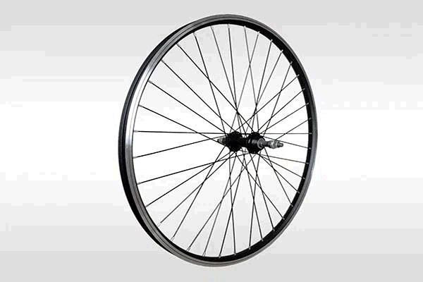Обод велосипедный (в сборе) 27,5 (зад, 36 спиц, алюминий) (двойной) черный Мукачево - изображение 1