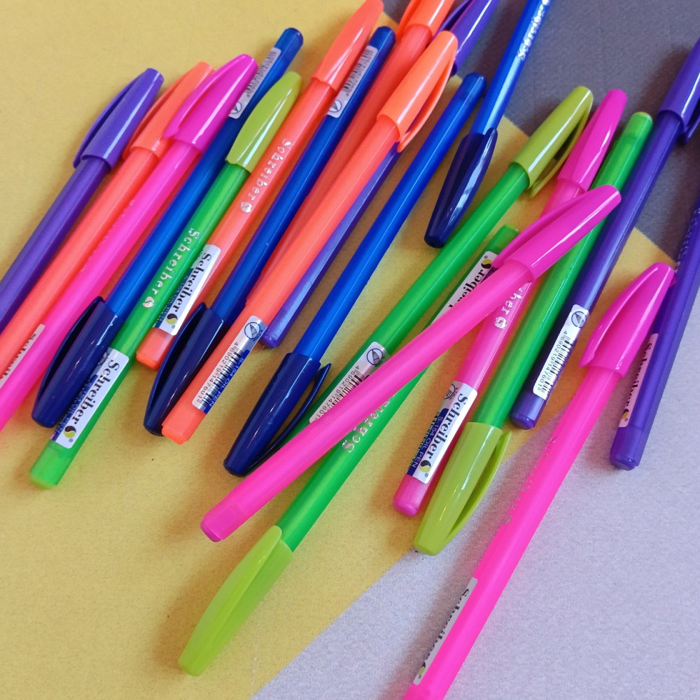 Ручка Shreiber колір чорнил синій Київ - фото 2