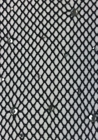 Колготки Leg Avenue Rhinestone micro net tights One size Black, дрібна сітка, стрази Львов