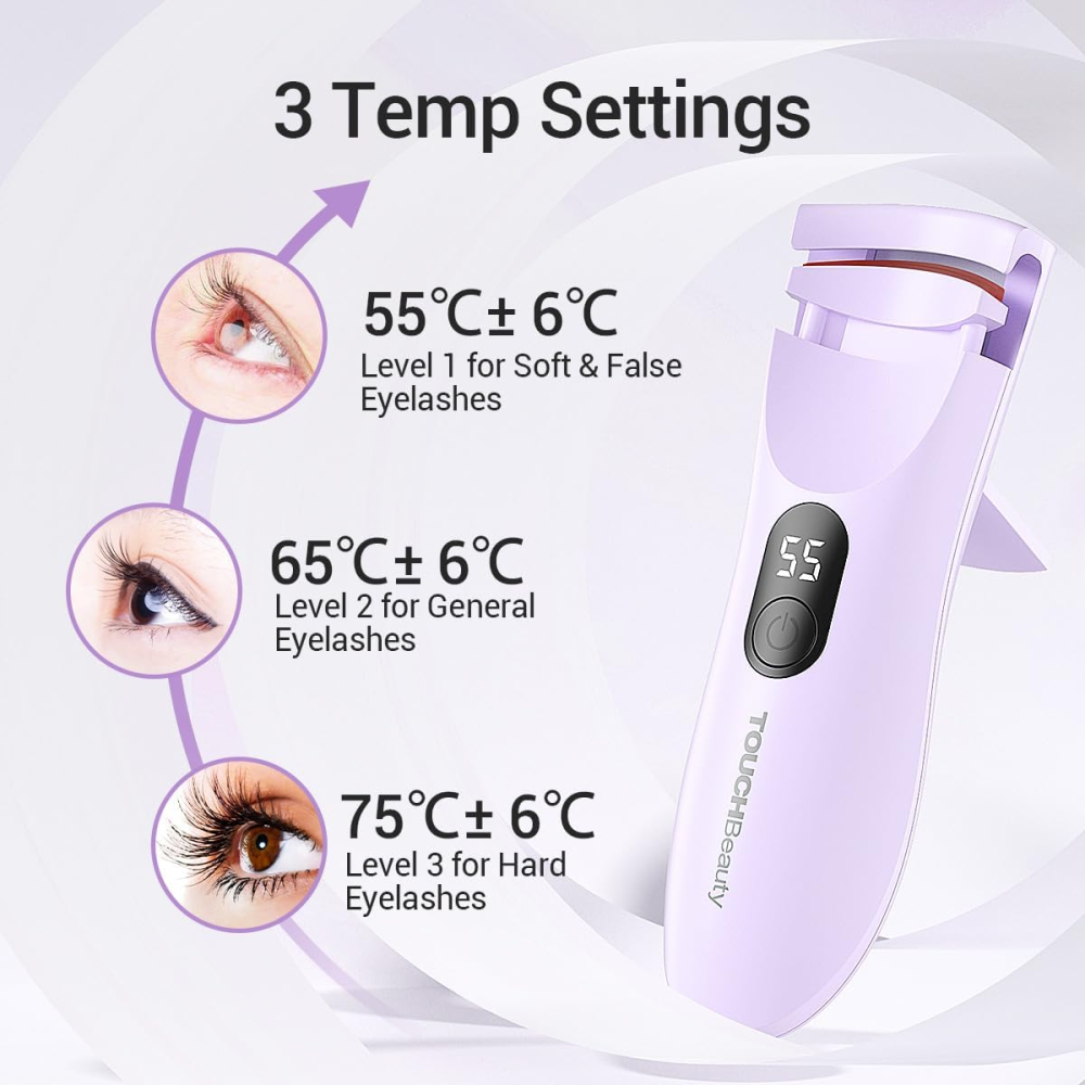 Щипці для завивки вій TOUCHBeauty (AG-2316APP) TOUCHBeauty: Скульптор Вашого Погляду. Електричні щипці з LED-дисплеєм Київ - фото 3