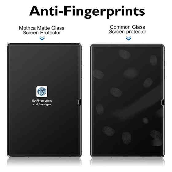 Захисне скло Mothca для Samsung Galaxy Tab S9 FE 12.4 S10 Plus S9 Plus матове загартоване 9H антиблікове з олеофобним покриттям Київ