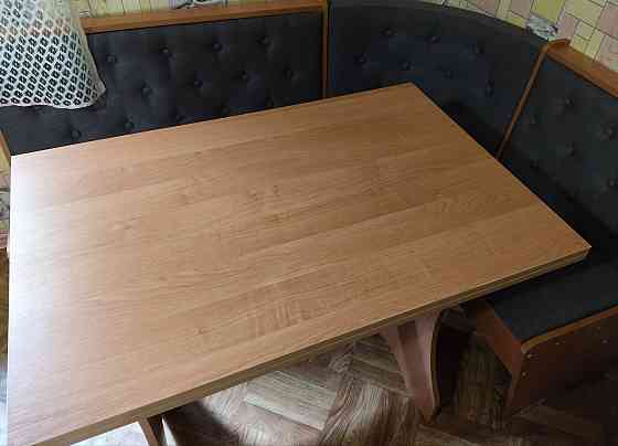 Стол для кухни - раскладной Ш89хГ59хВ76 см - Дуб Сонома Львов