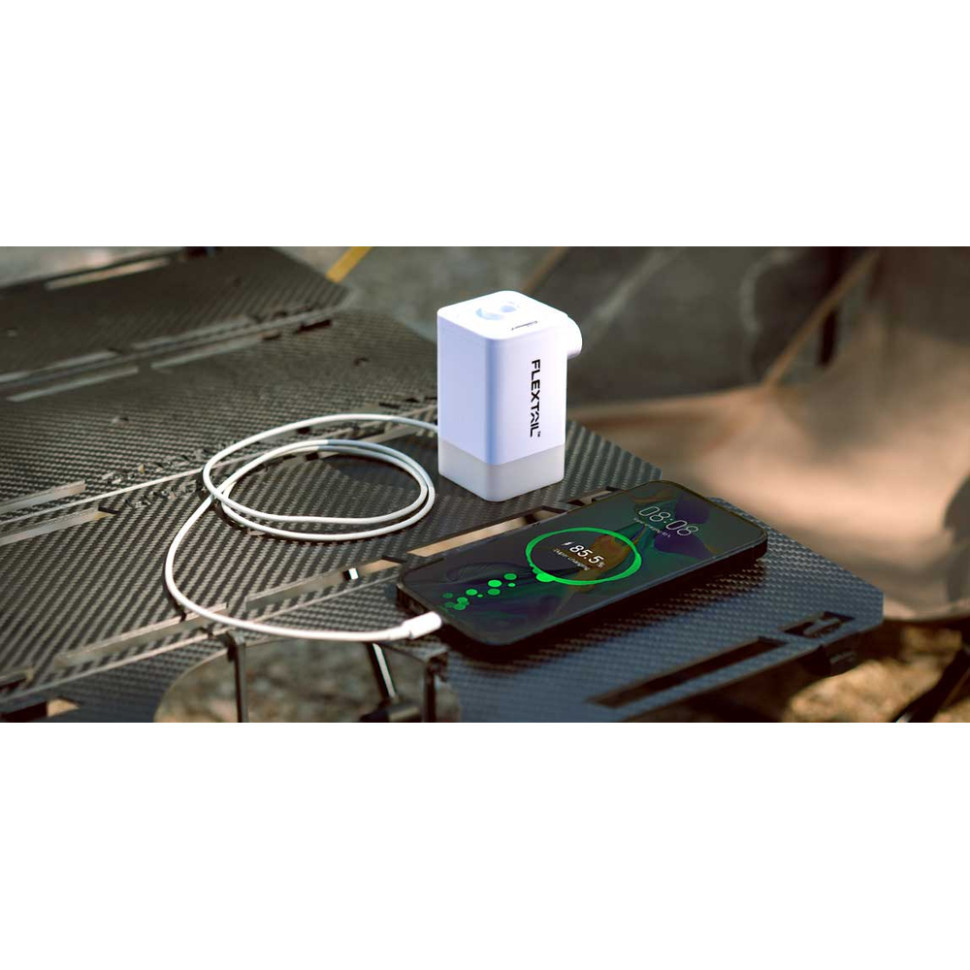 Насос-ліхтар-powerbank кемпінговий Flextail Max Pump 2 Plus, помаранчевий Київ - фото 4